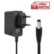 12 Volt 1 Amper5.5*2.5 standart uçlu Uydu Modem  Adaptörü