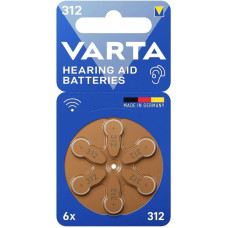 VARTA 312 NO KULAKLIK PİLİ 6 lı Paket fiyatı ( Tek olarak ta satılabilir )